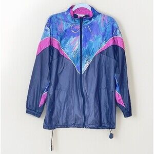VTG Reebok Windbreaker Jacket M Colorblock Abstract 90s Gore Windbreaker Gorp